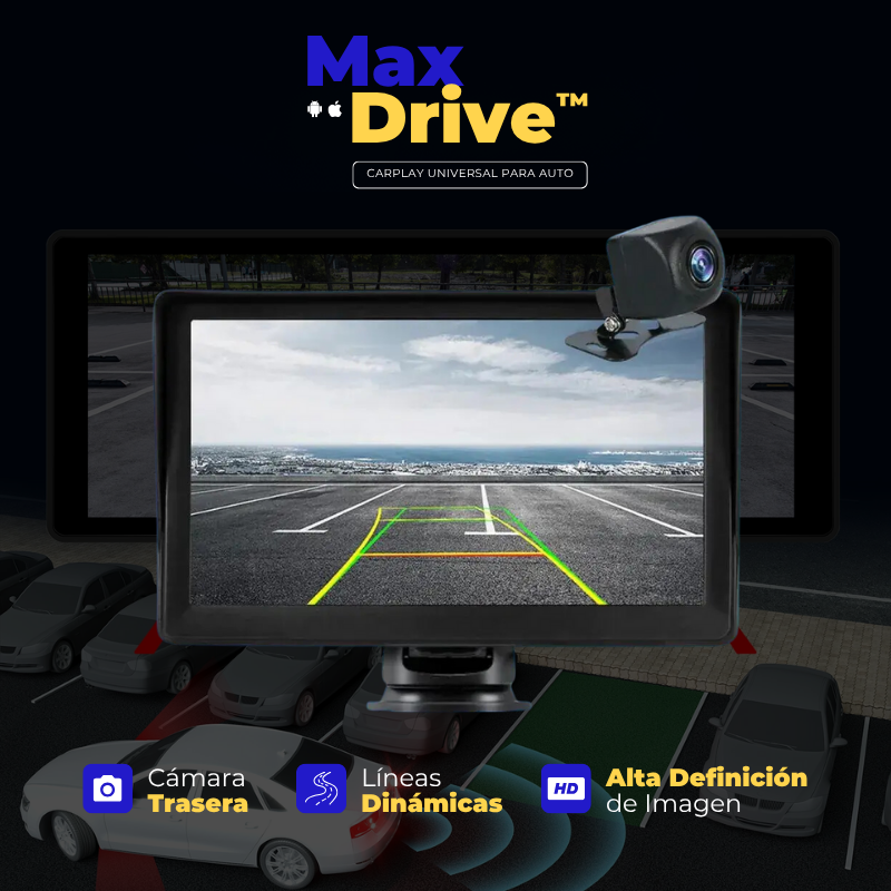 Estéreo Universal con CarPlay/Android Auto - MaxDrive™